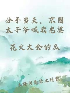分手当天，京圈太子爷喊我老婆