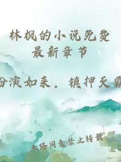 林枫的小说免费最新章节