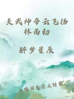 天武神帝云飞扬林雨初