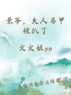 景爷，夫人马甲被扒了