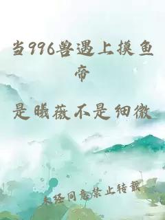 当996兽遇上摸鱼帝