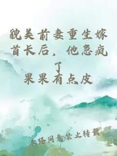 貌美前妻重生嫁首长后，他急疯了