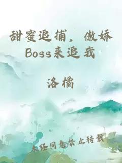 甜蜜追捕，傲娇Boss来追我