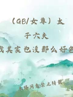 （GB/女尊）太子六夫