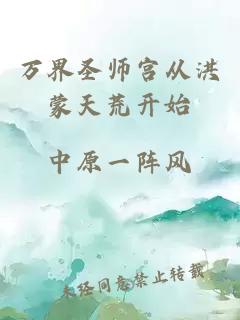 万界圣师宫从洪蒙天荒开始